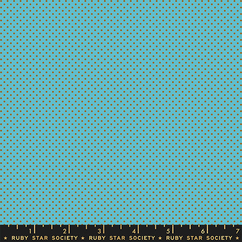 PREORDER Catnap Mini Dots in Turquoise RS4102 24 - Ruby Star Society Sold by the Half Yard
